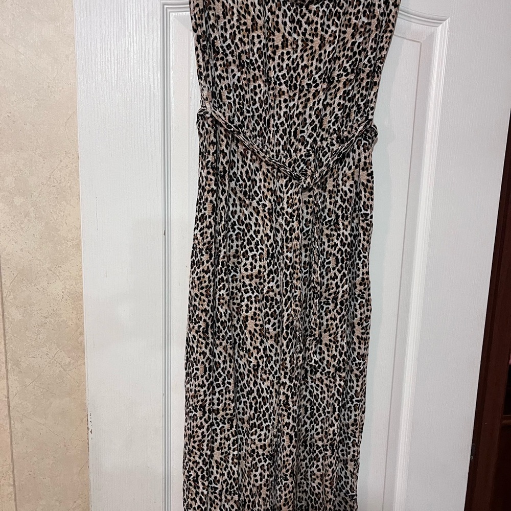 Leopard Print Women's Dress